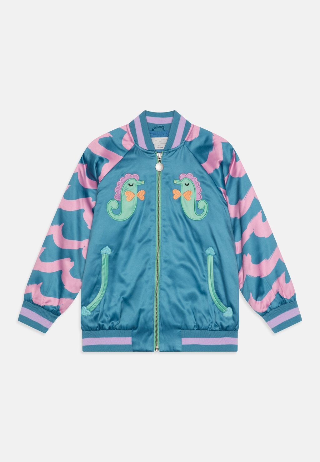 

Куртка-бомбер GIRL POLY Stella McCartney Kids, цвет blue