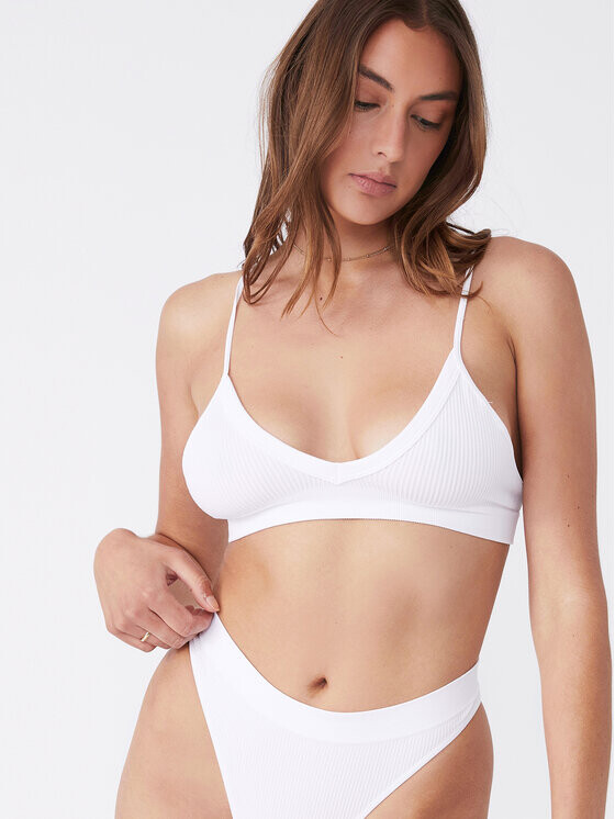 

Бюстгальтер без косточек Cotton On, белый