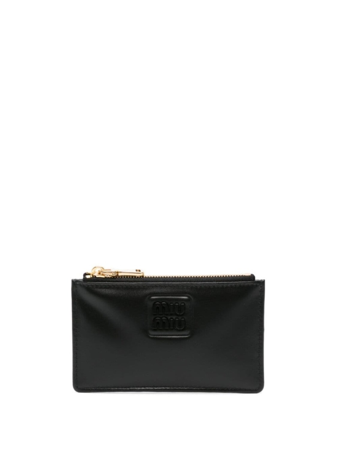 

Кошелек с логотипом Miu Miu, черный
