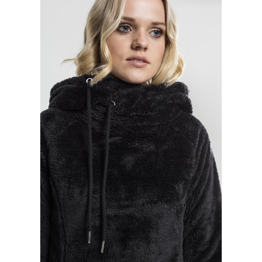 

Толстовка Urban Classics Long Teddy, черный