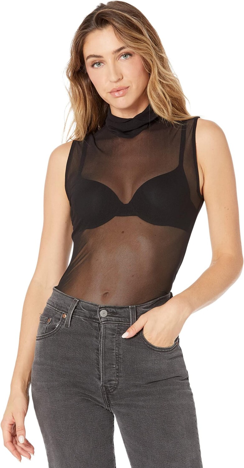 

Топ Only Hearts Tulle 2 Ply Tank, черный