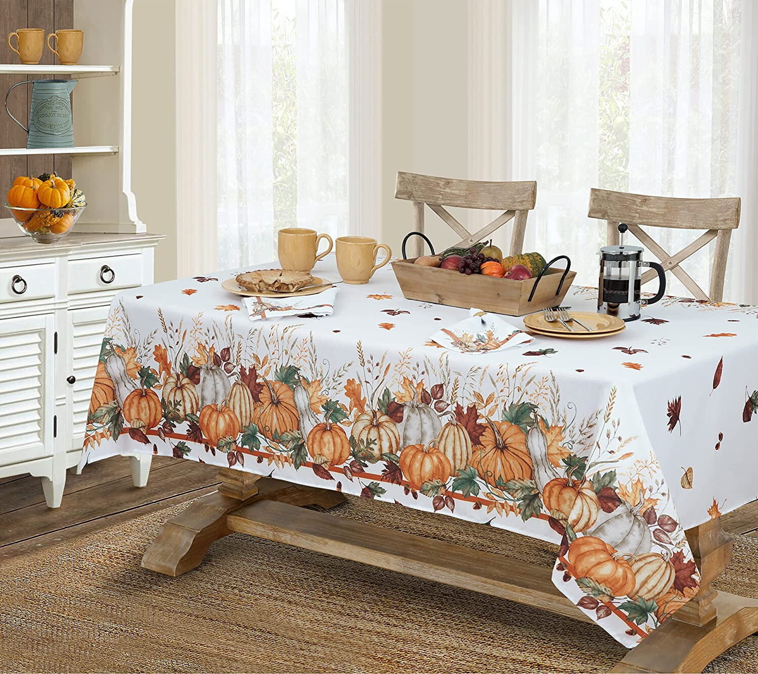

Скатерть осеенняя Newbridge Abundant Harvest 52 x 52 дюйма, оранжевый