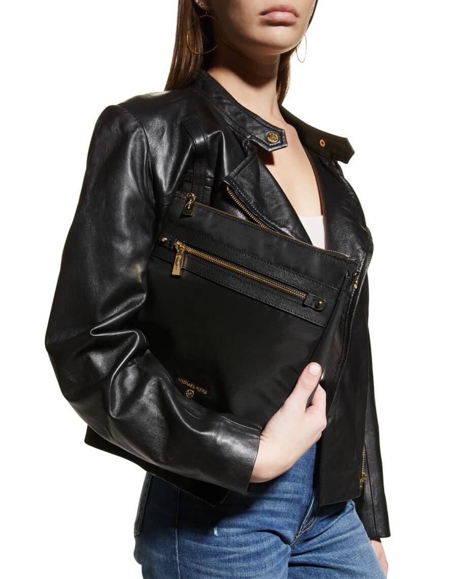 

Нейлоновая сумка через плечо с молнией North-South MICHAEL Michael Kors