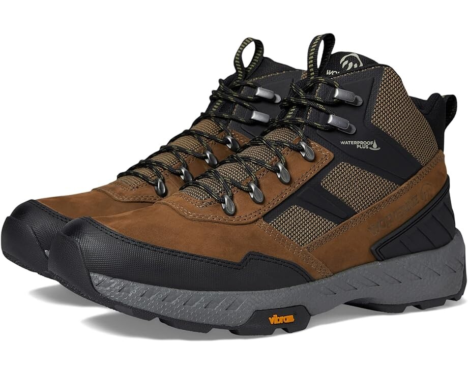 

Походные ботинки Wolverine Heritage Guide UltraSpring Waterproof Hiking Boot, цвет Bison