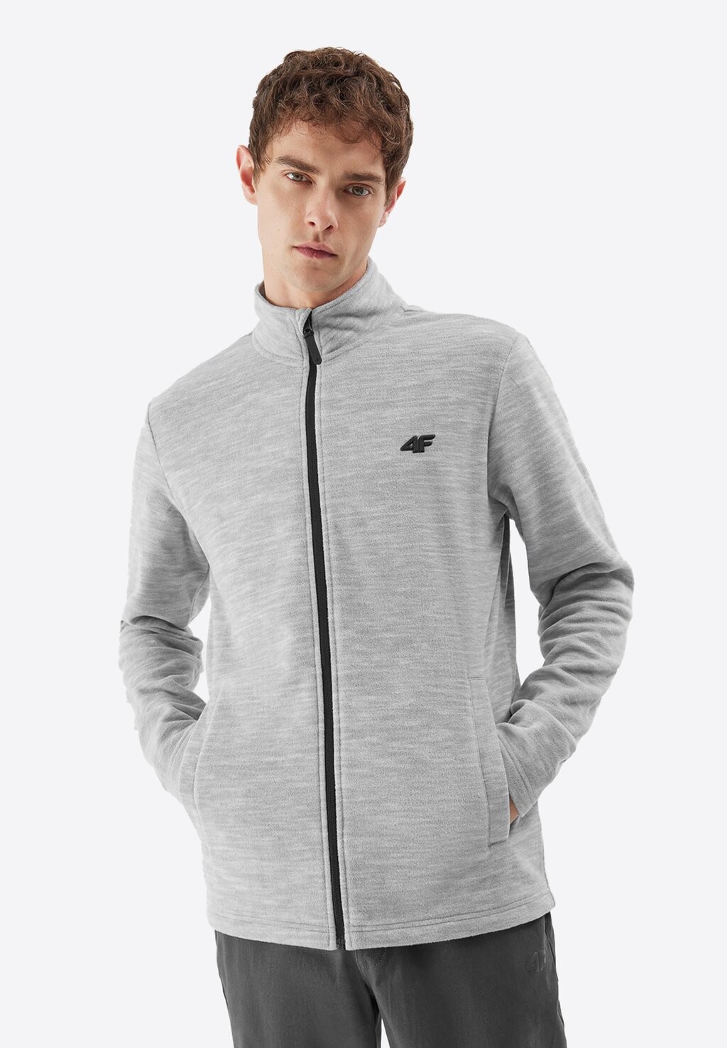 

Флисовая куртка 4F, цвет cold light grey melange