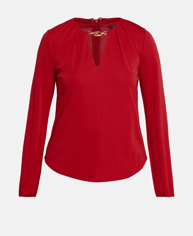 

Рубашка блузка Lauren Ralph Lauren, красный
