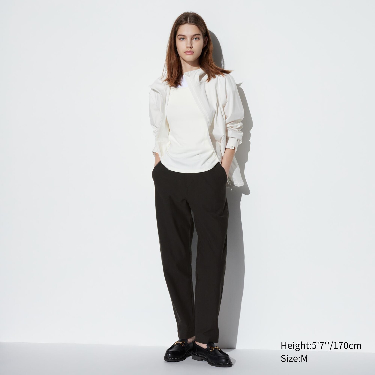 

Брюки-галифе UNIQLO из джерси, черный