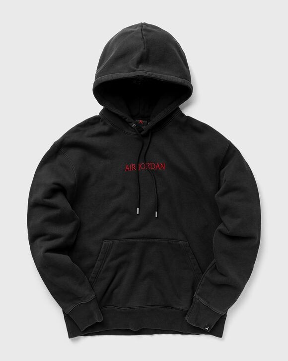 

Худи Jordan Jordan Air Wordmark Fleece Hoodie, цвет black/gym red
