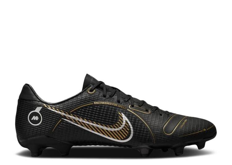 Nike MERCURIAL VAPOR 14 ACADEMY MG BLACK METALLIC GOLD CDEK.Shopping