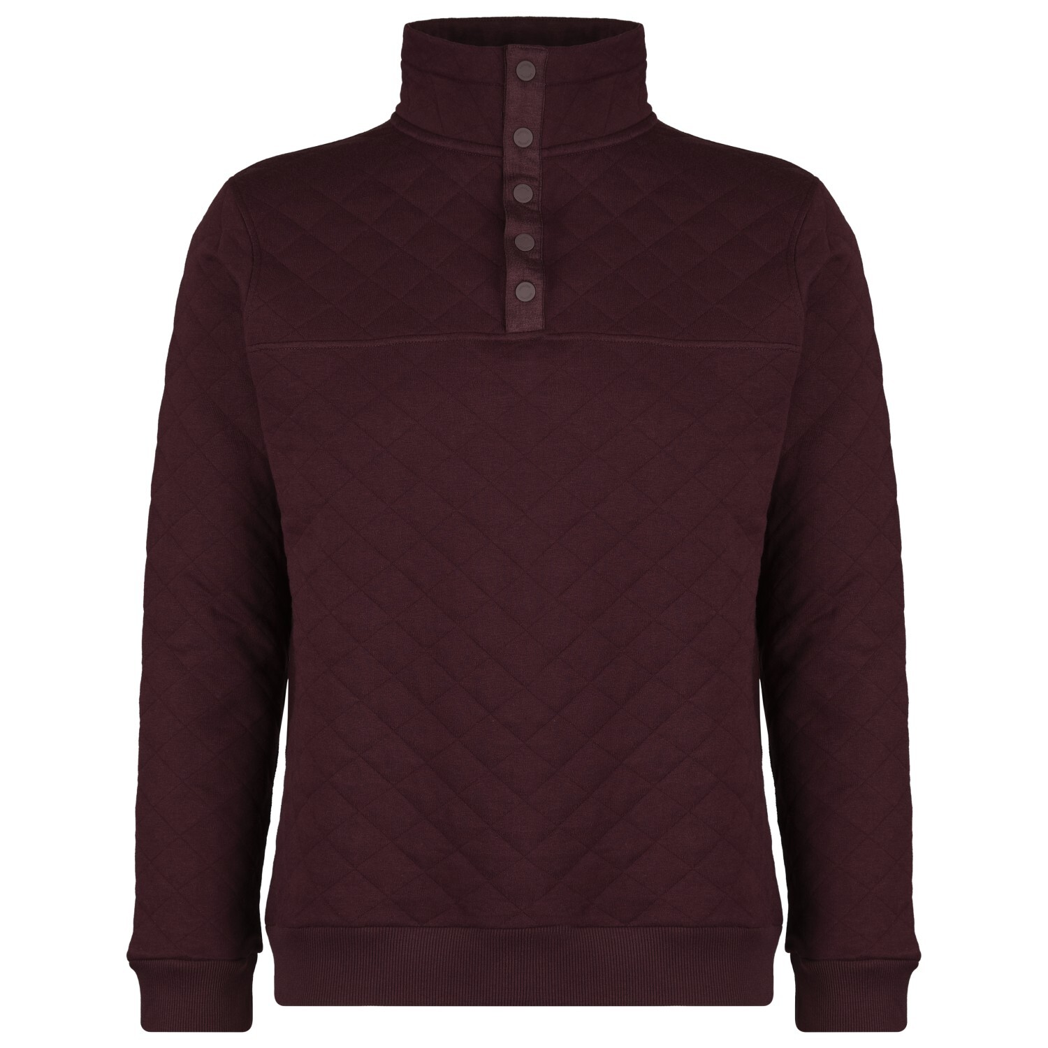 

Пуловер Tentree M Quilted Quarter Snap, цвет Mulberry, Коричневый