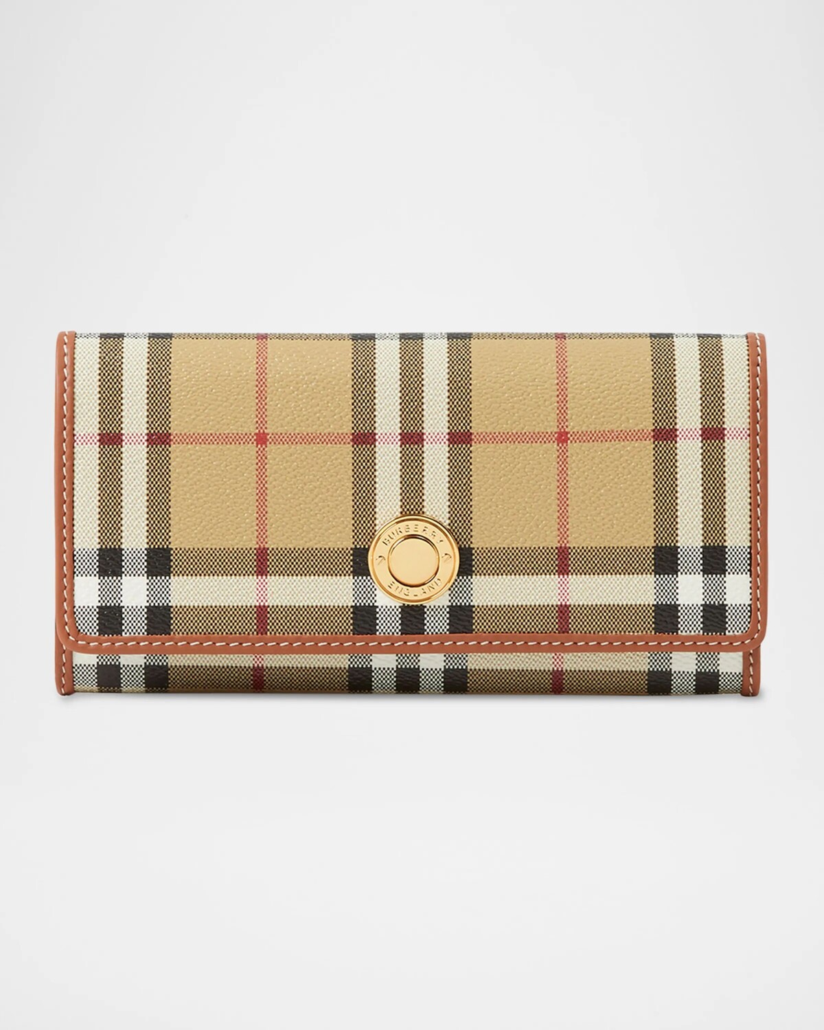 

Континентальный кошелек с чеком Halton Burberry, цвет Archive Beige