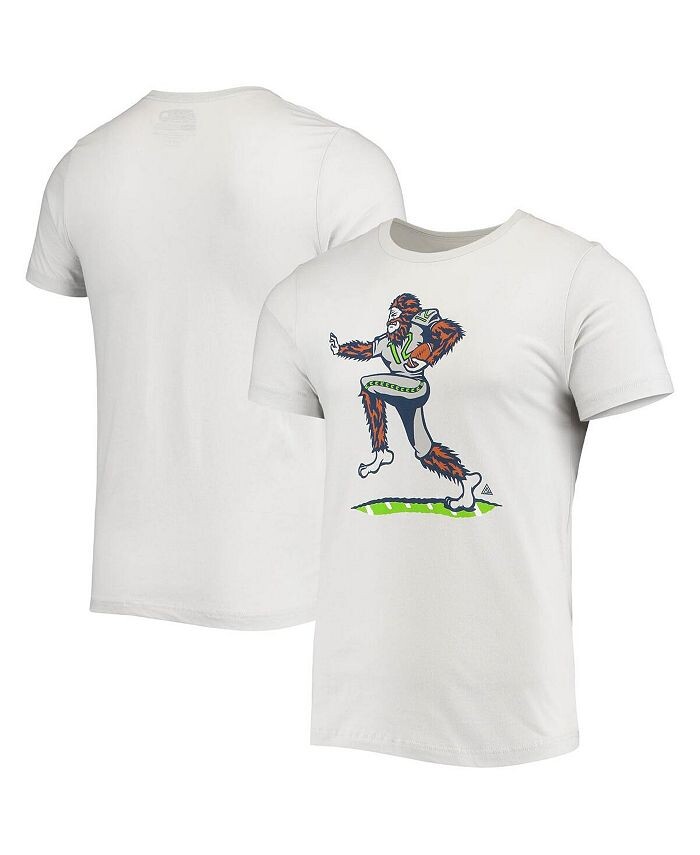 

Мужская серебряная футболка Seattle Seahawks Squatchback The Great Pnw, серебро