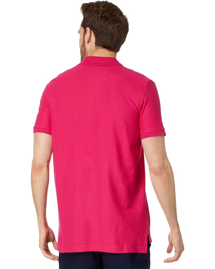 

Поло U.S. POLO ASSN. USPA Performance Pique Short Sleeve Polo, цвет Pink Peacock