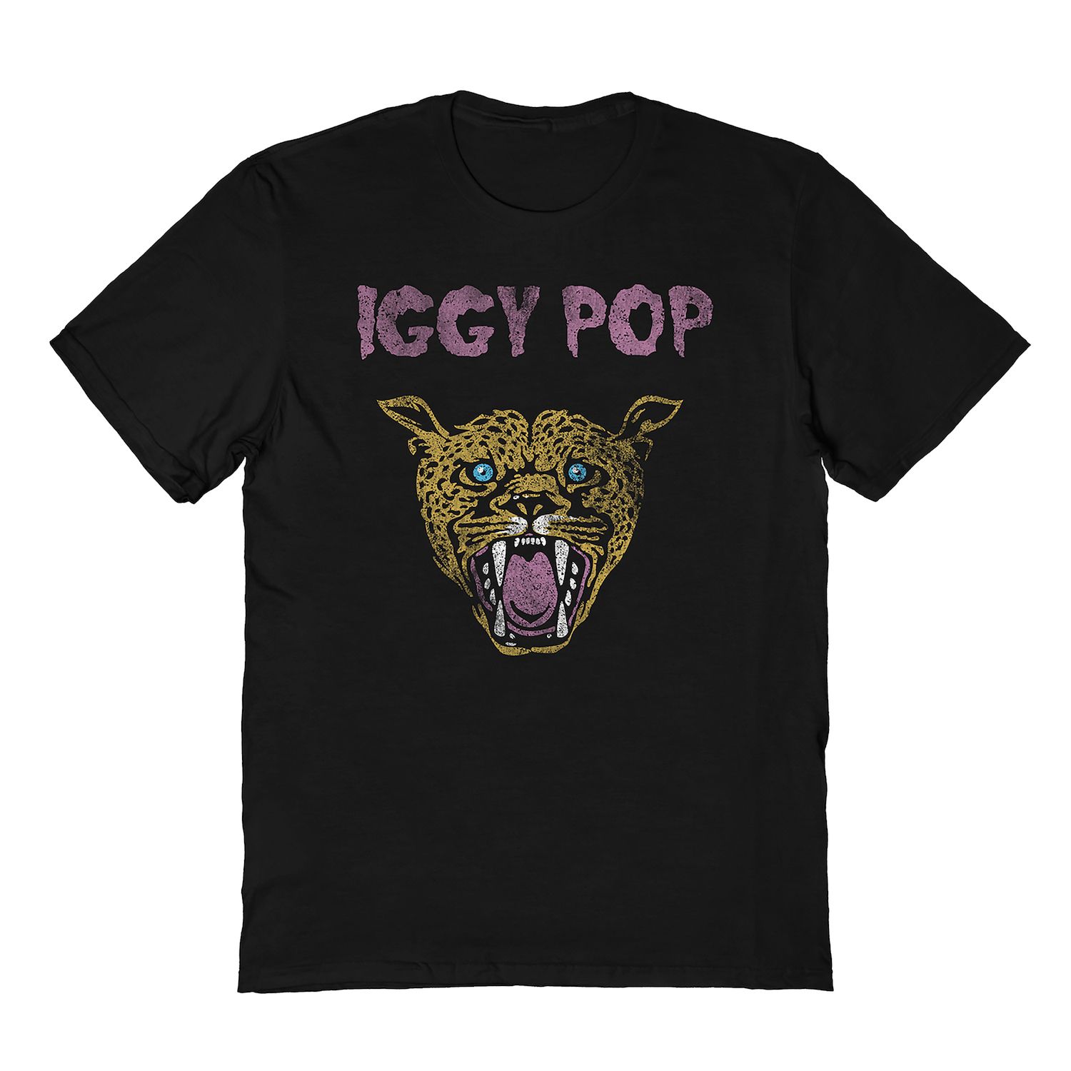 мужская футболка с принтом хипстерская футболка iggy and the stooges iggy pop черная мужская футболка с принтом гаража панк рок куклы нью йорка Мужская футболка Iggy Pop Licensed Character