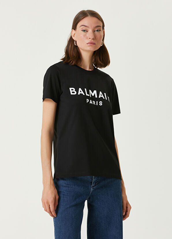 

Футболка с логотипом Balmain, черный