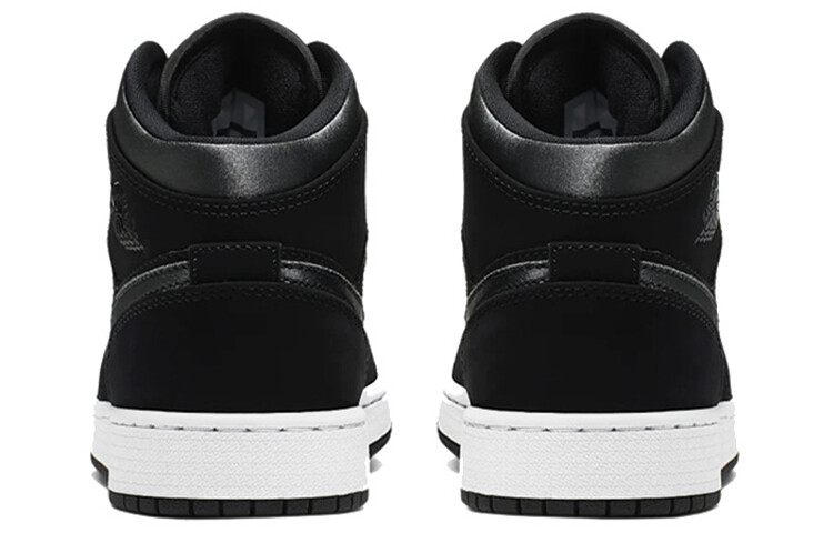 

Nike Air Jordan 1 Mid Белый Черный Серый Женский