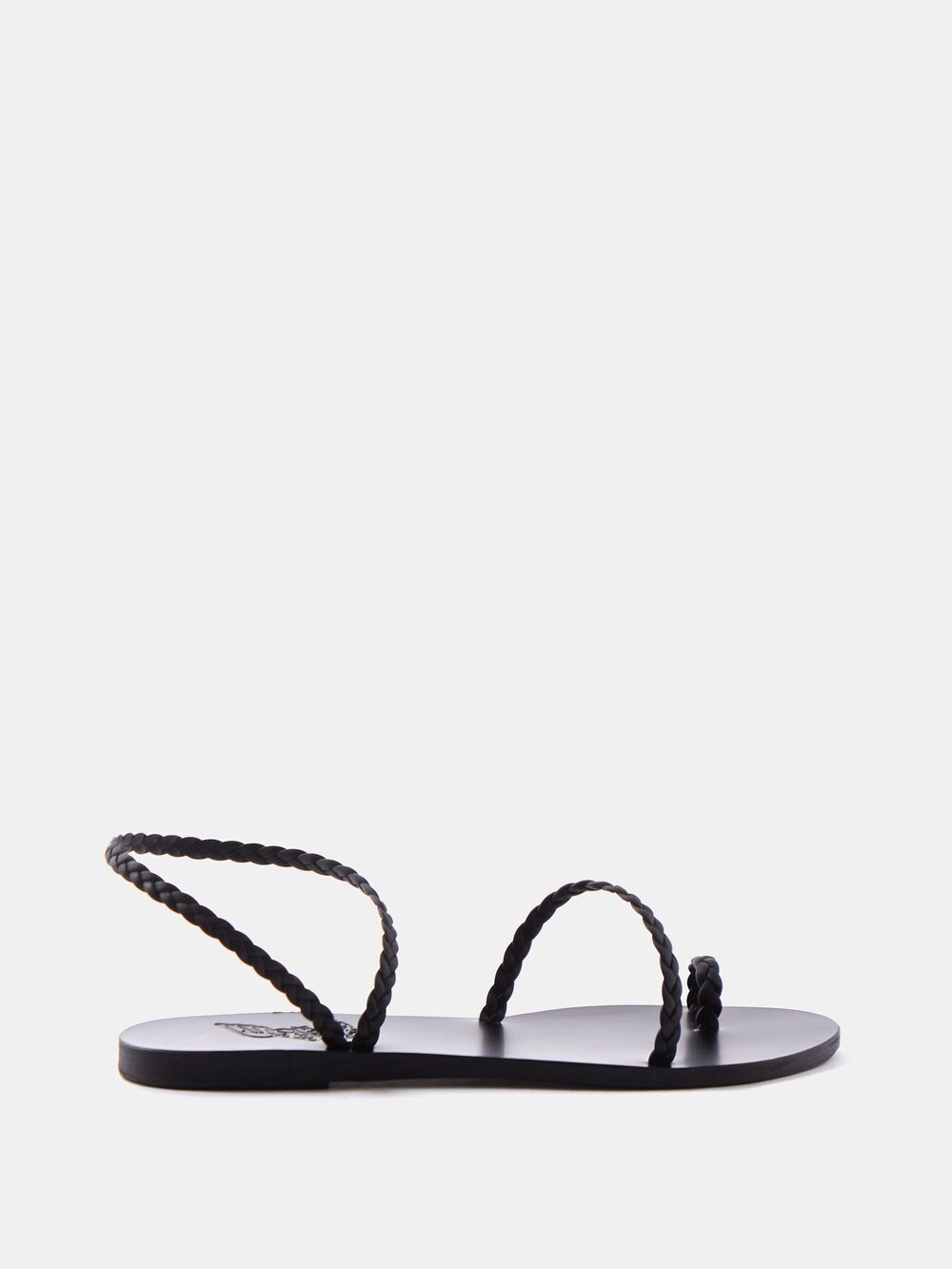 

Плетеные кожаные сандалии eleftheria Ancient Greek Sandals, черный