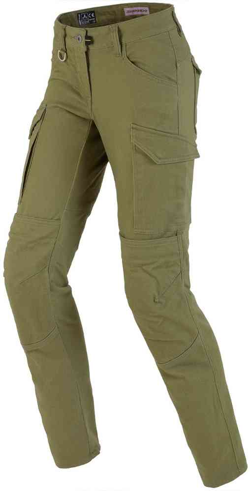 Женские мотоциклетные текстильные брюки-карго Pathfinder Spidi, военный зеленый