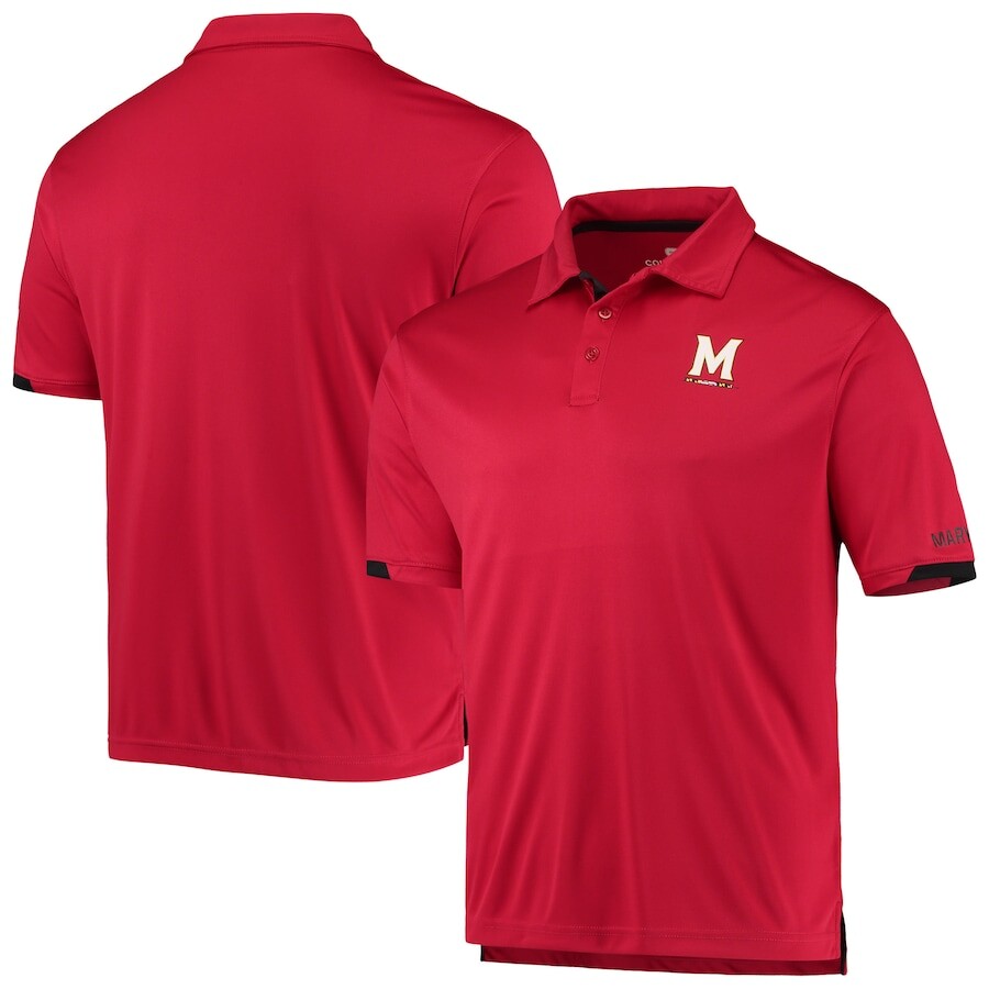 

Поло с коротким рукавом Colosseum Maryland Terrapins, красный