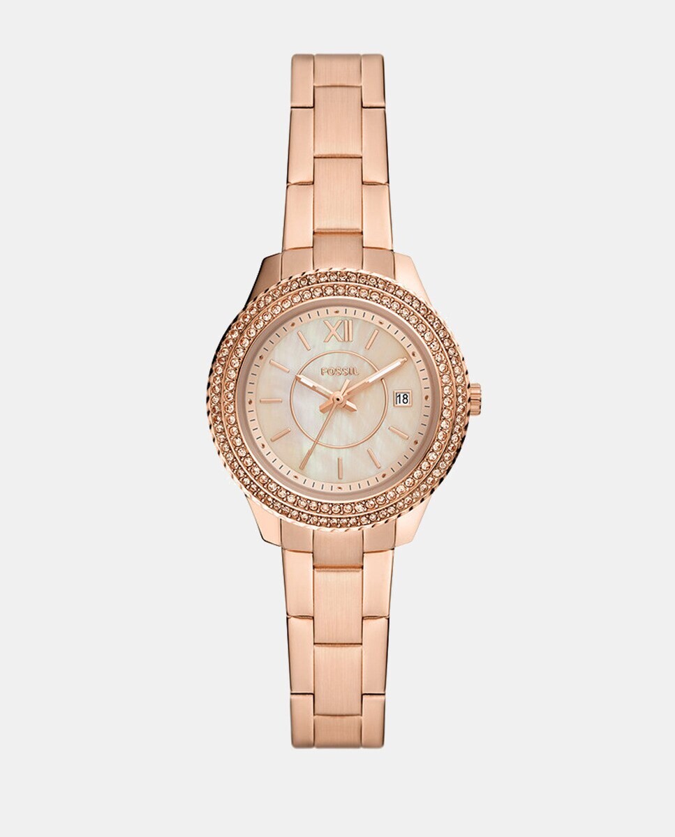 

Stella ES5136 розовые женские часы из стали Fossil, розовый