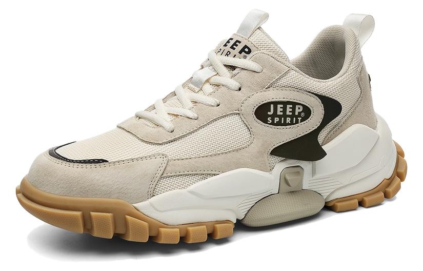 

Кроссовки JEEP SPIRIT Lifestyle Shoes Unisex Low-top, черный/бежевый