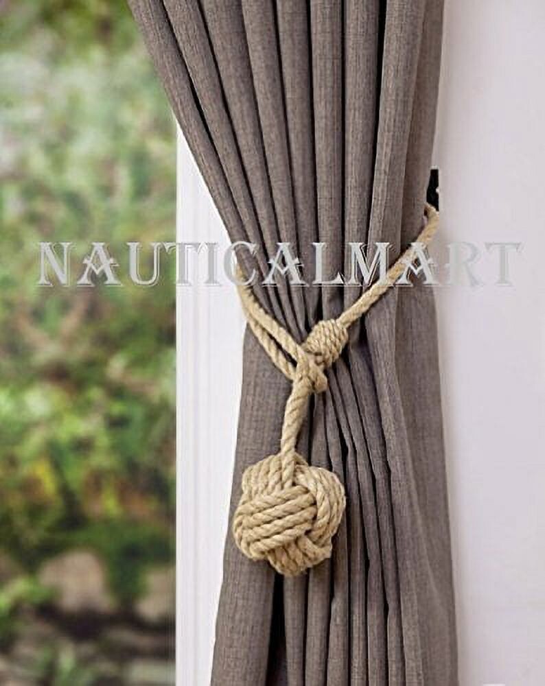 

Подхват для штор в морском стиле NAUTICALMART, коричневый