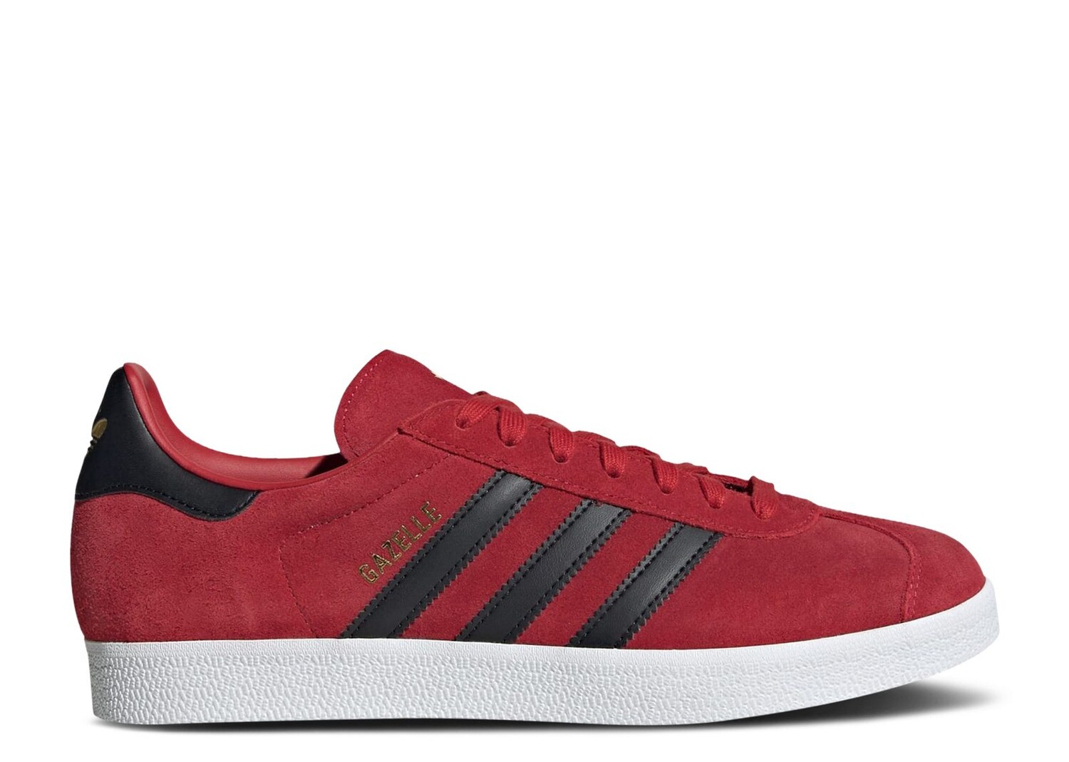 Adidas gazelle red black on sale