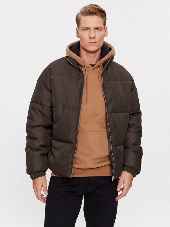 

Пуховик стандартного кроя Jack&Jones, коричневый
