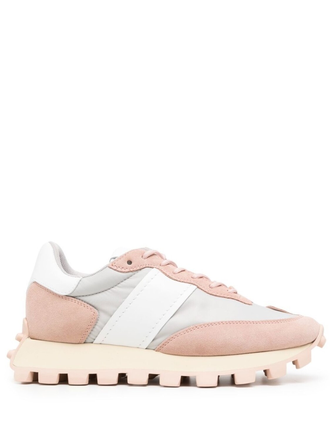 

Tod's кроссовки со вставками, розовый