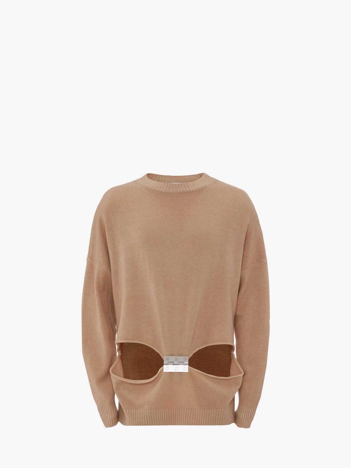 

Джемпер JW Anderson с круглым вырезом, бежевый