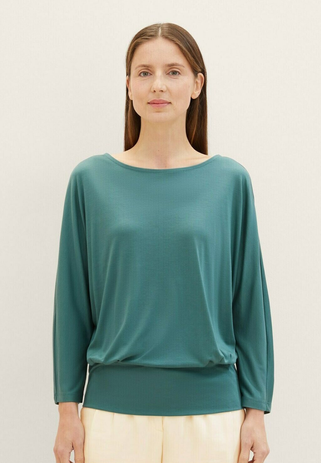 

Рубашка с длинным рукавом TOM TAILOR, цвет sea pine green