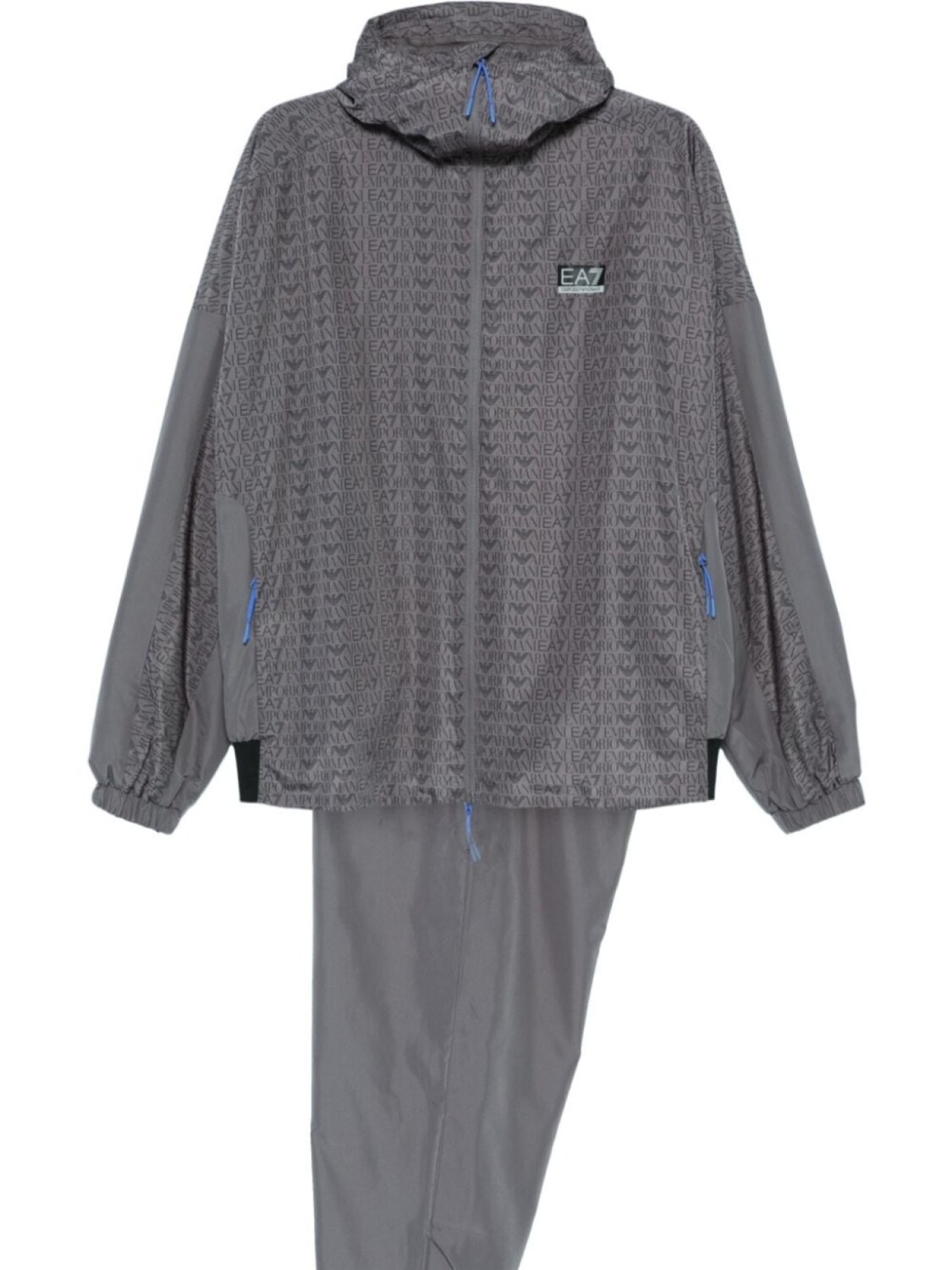 

Ea7 Emporio Armani спортивный костюм с логотипом, серый