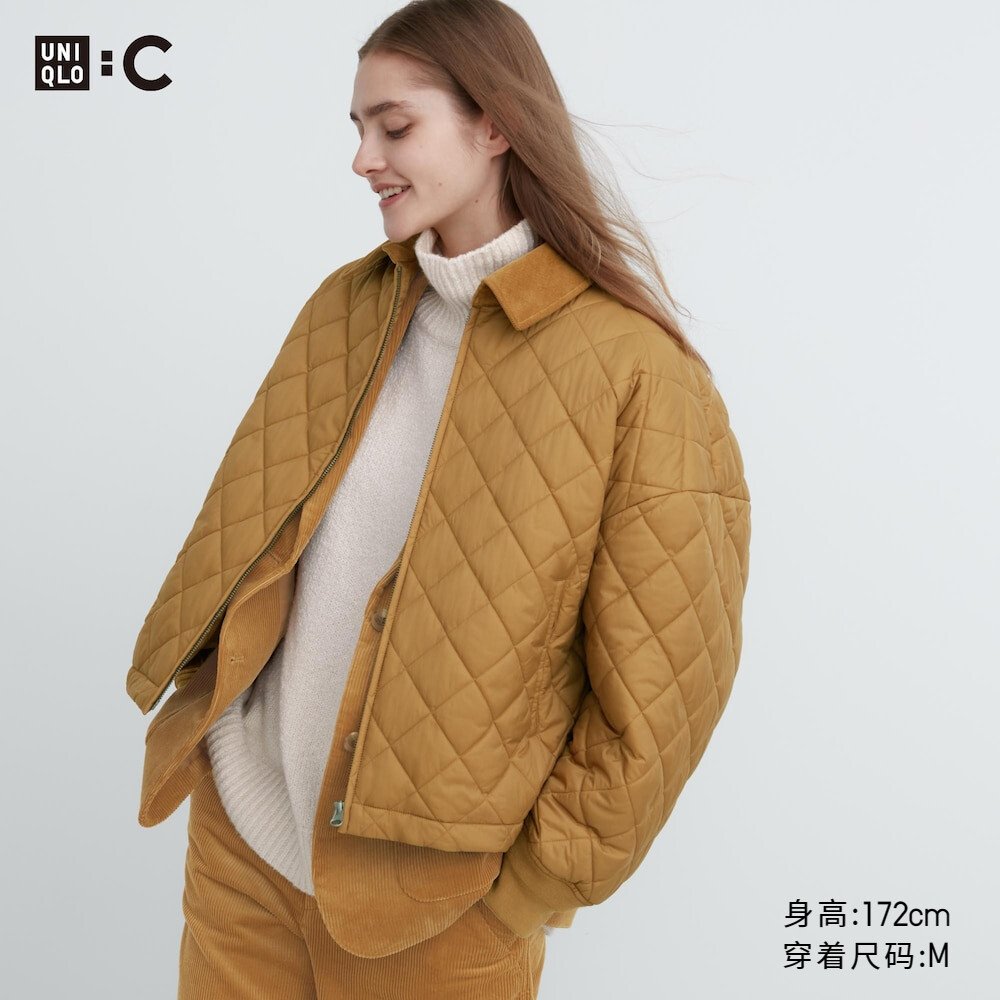 

Куртка Uniqlo Pufftech утепленная, желто-коричневый