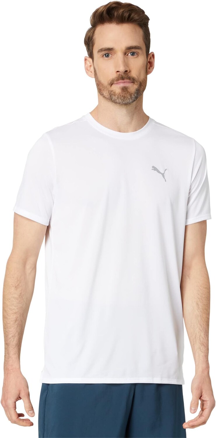 

Футболка с короткими рукавами Run Favorite Heather PUMA, цвет Puma White