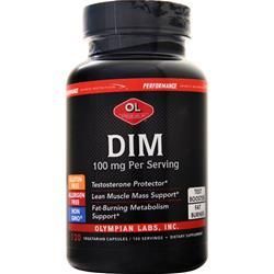 Olympian Labs DIM (100 мг) 120 капсул olympian labs performance sports nutrition dim 250 мг 30 вегетарианских капсул