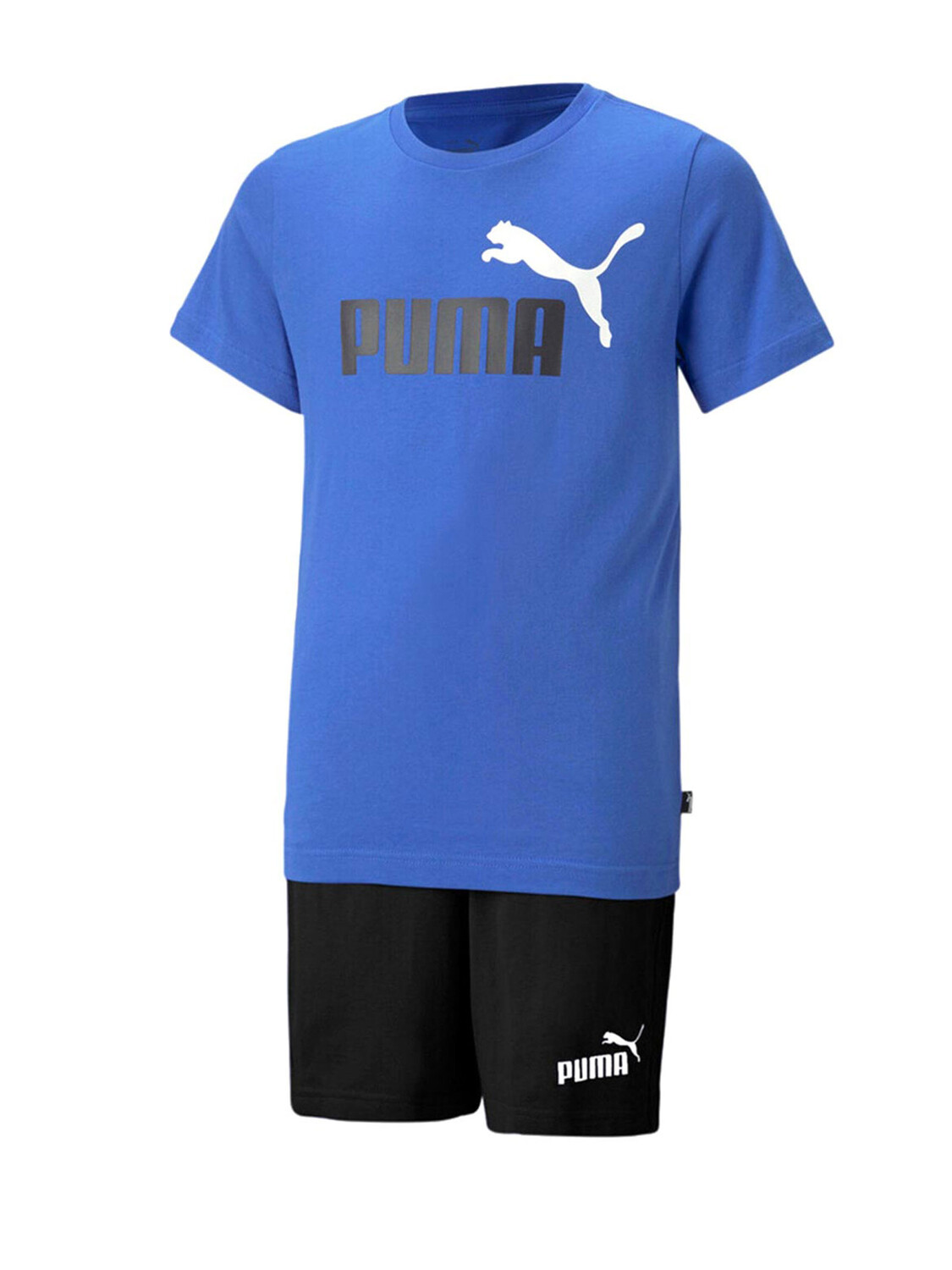 

Puma Хлопковый костюм детский., голубой/черный