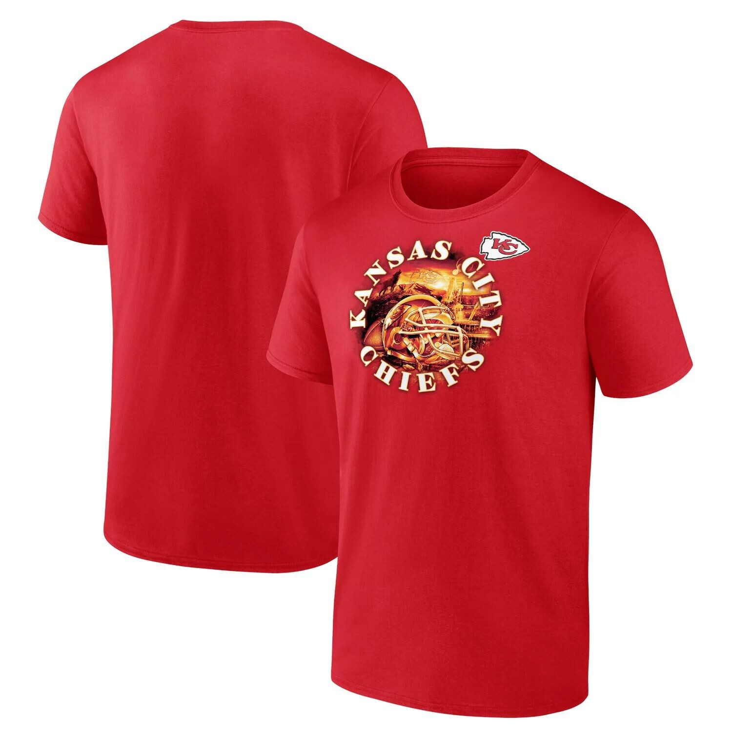 

Мужская красная футболка с логотипом Kansas City Chiefs Big & Tall Sporting Chance Fanatics, Красный