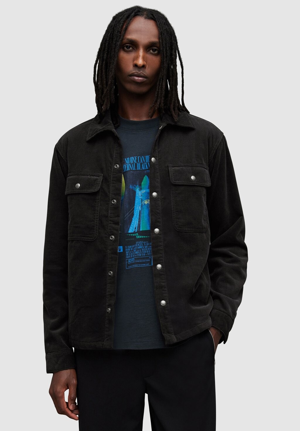 

Легкая куртка ВЕГА AllSaints, черный