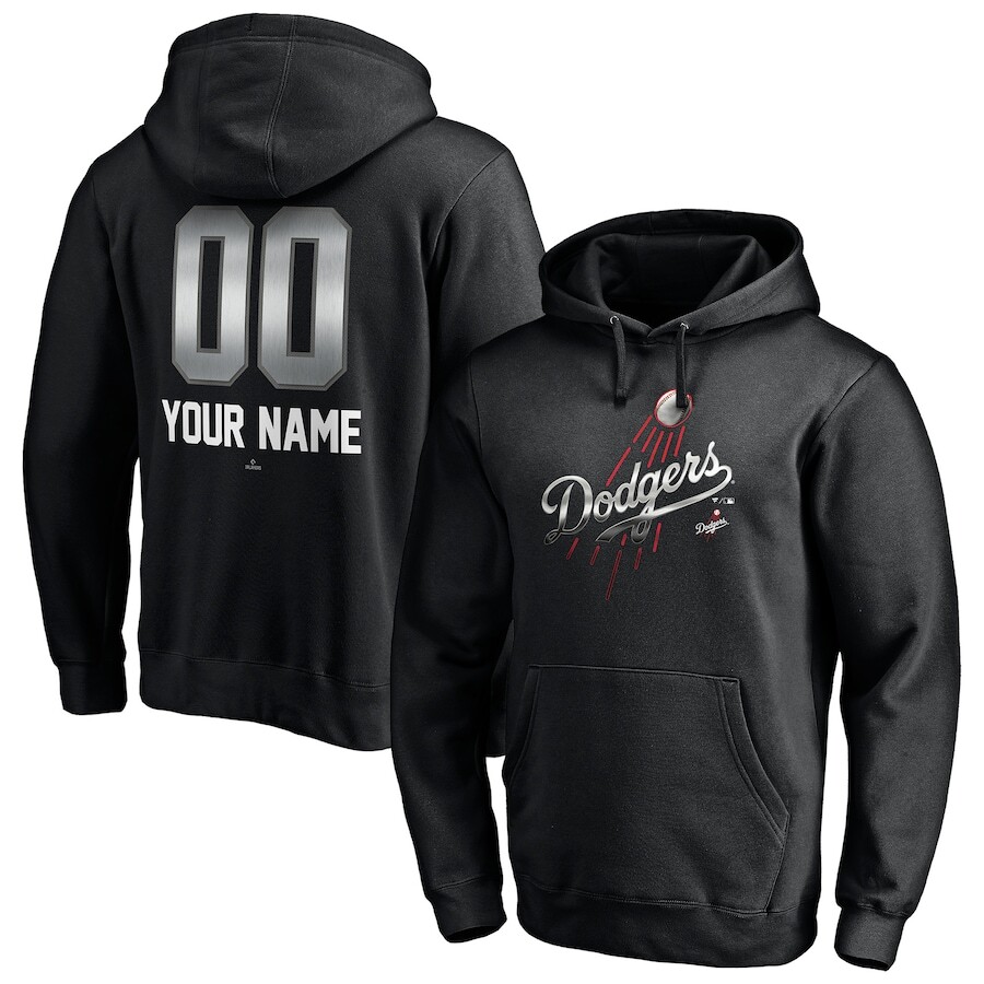 

Пуловер с капюшоном Fanatics Branded Los Angeles Dodgers, черный