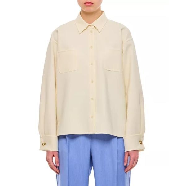 

Куртка tirolo jersey overshirt Max Mara, белый