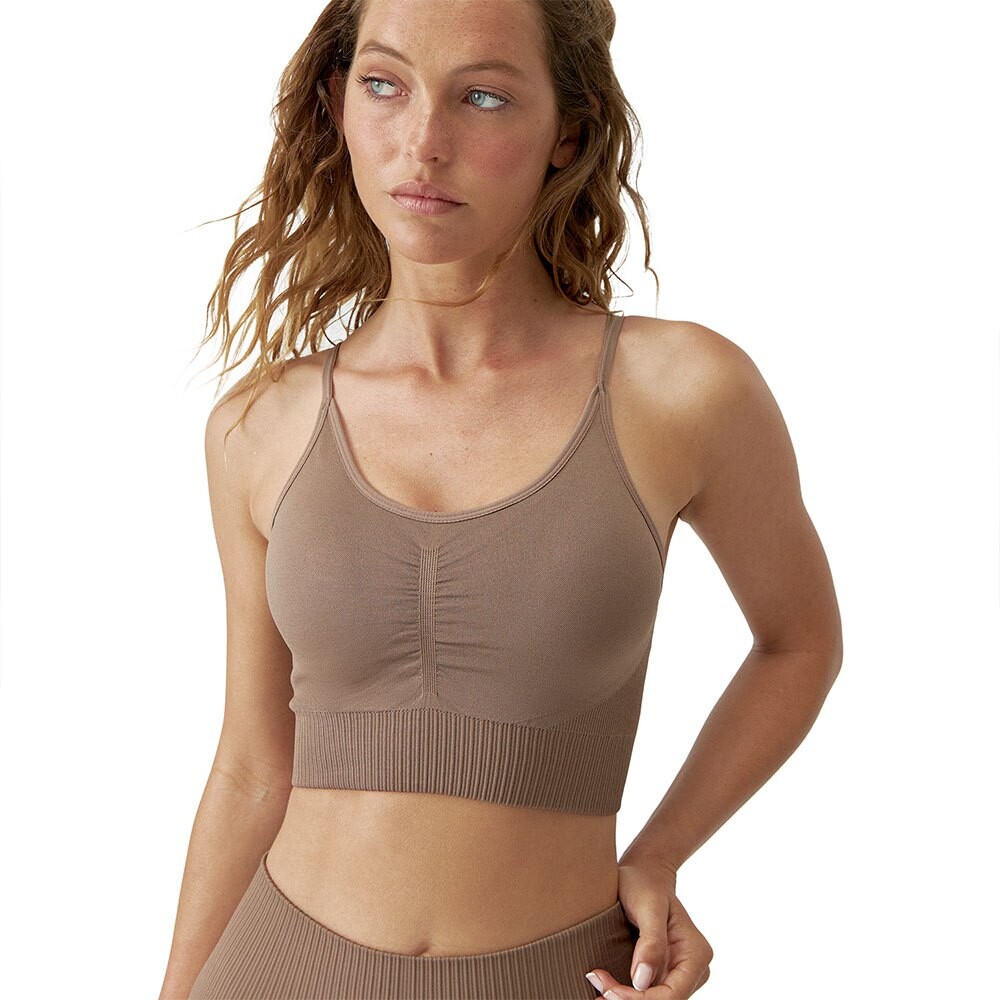 

Спортивный топ Born Living Yoga By Vikika Unity Medium Support Seamless, бежевый