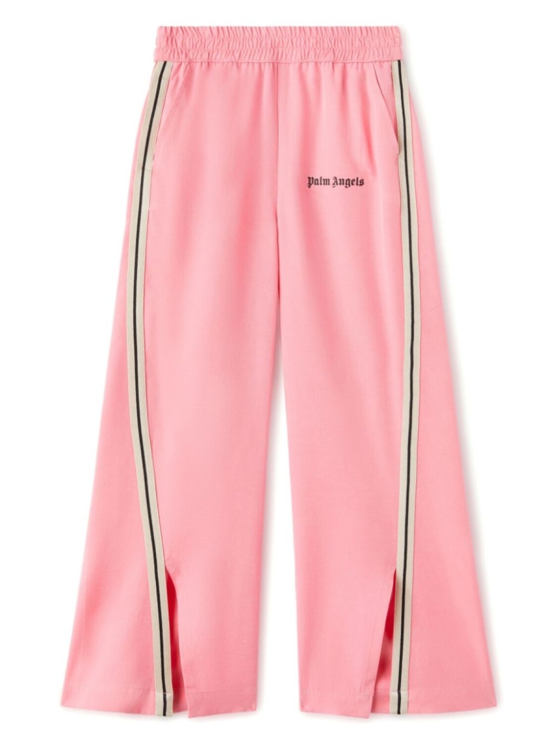 

Palm Angels Kids спортивные брюки с разрезами, розовый