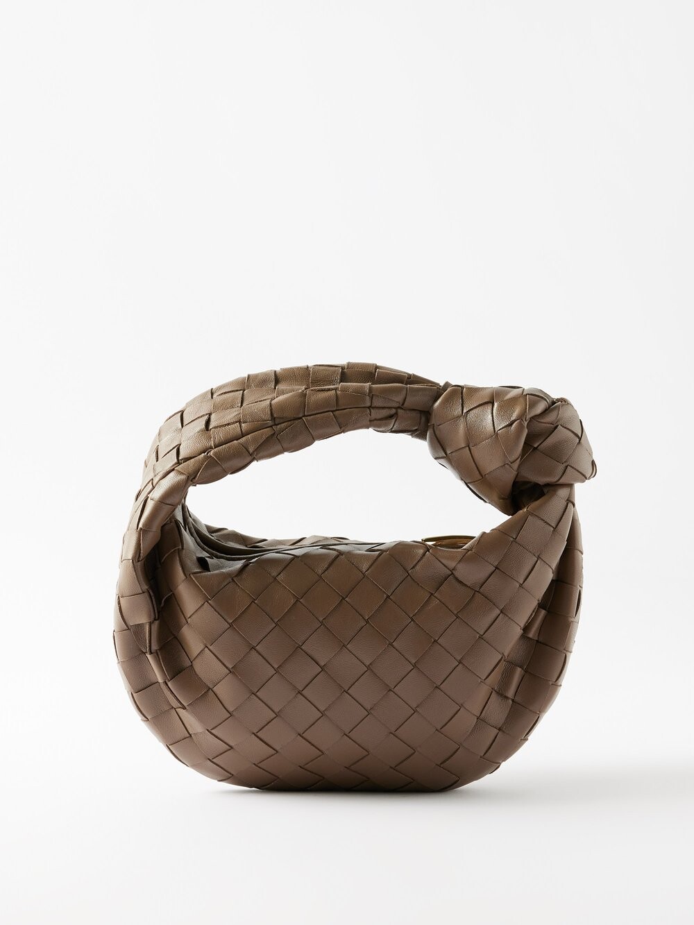 

Мини-клатч jodie из кожи intrecciato Bottega Veneta, коричневый