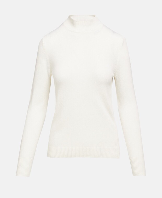 

Кашемировый джемпер с высоким воротником Dine'n'Dance, цвет Wool White