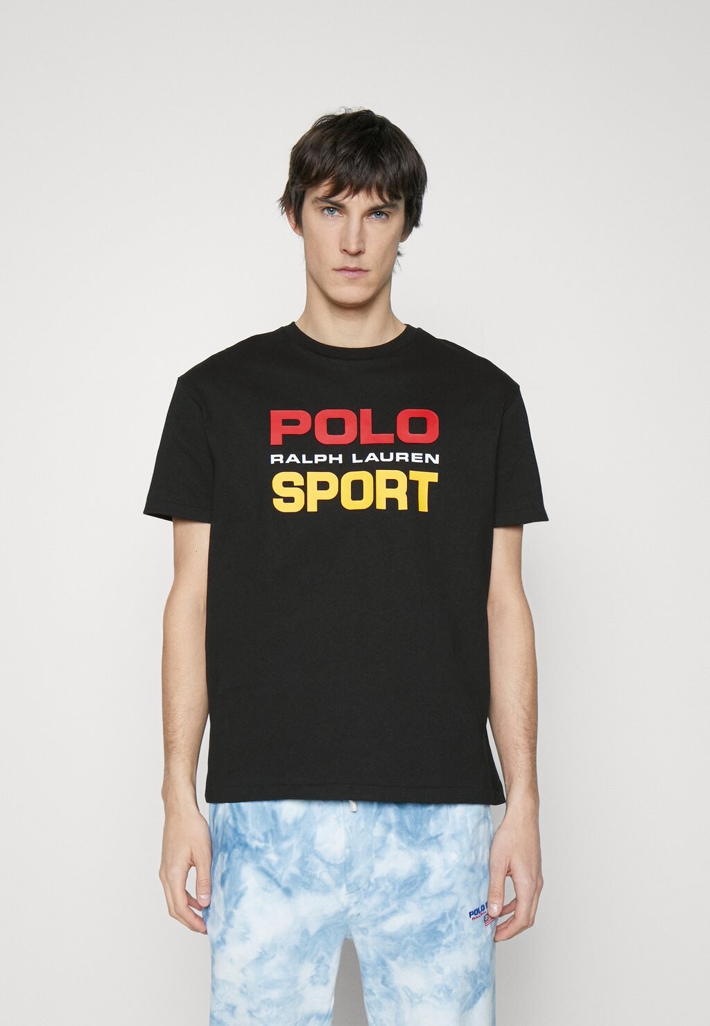 

Футболка с принтом Polo Ralph Lauren, черный