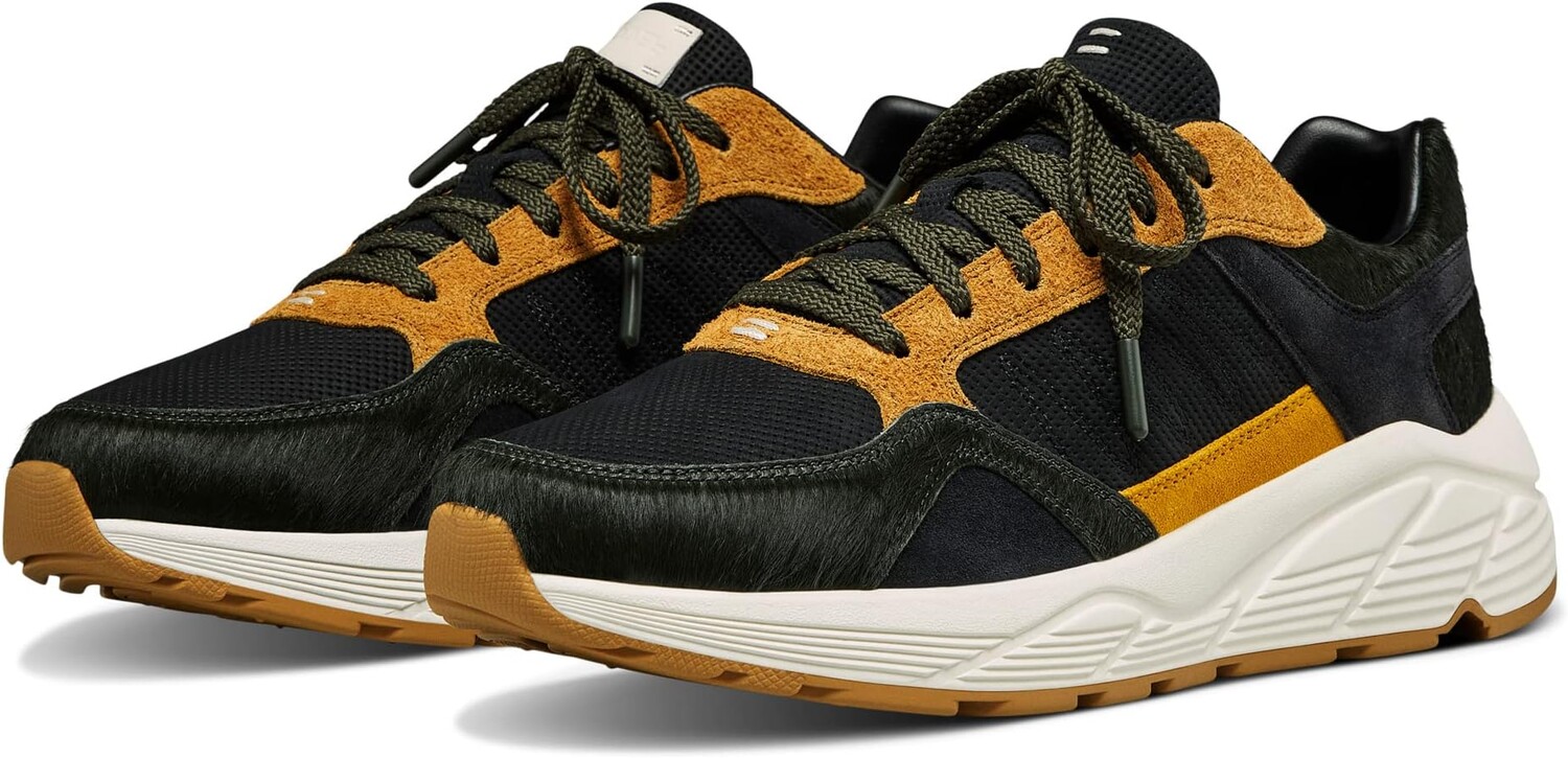 

Кроссовки GT Pony Hair Sneaker LABEL, цвет Black/Olive/Brown/Yellow