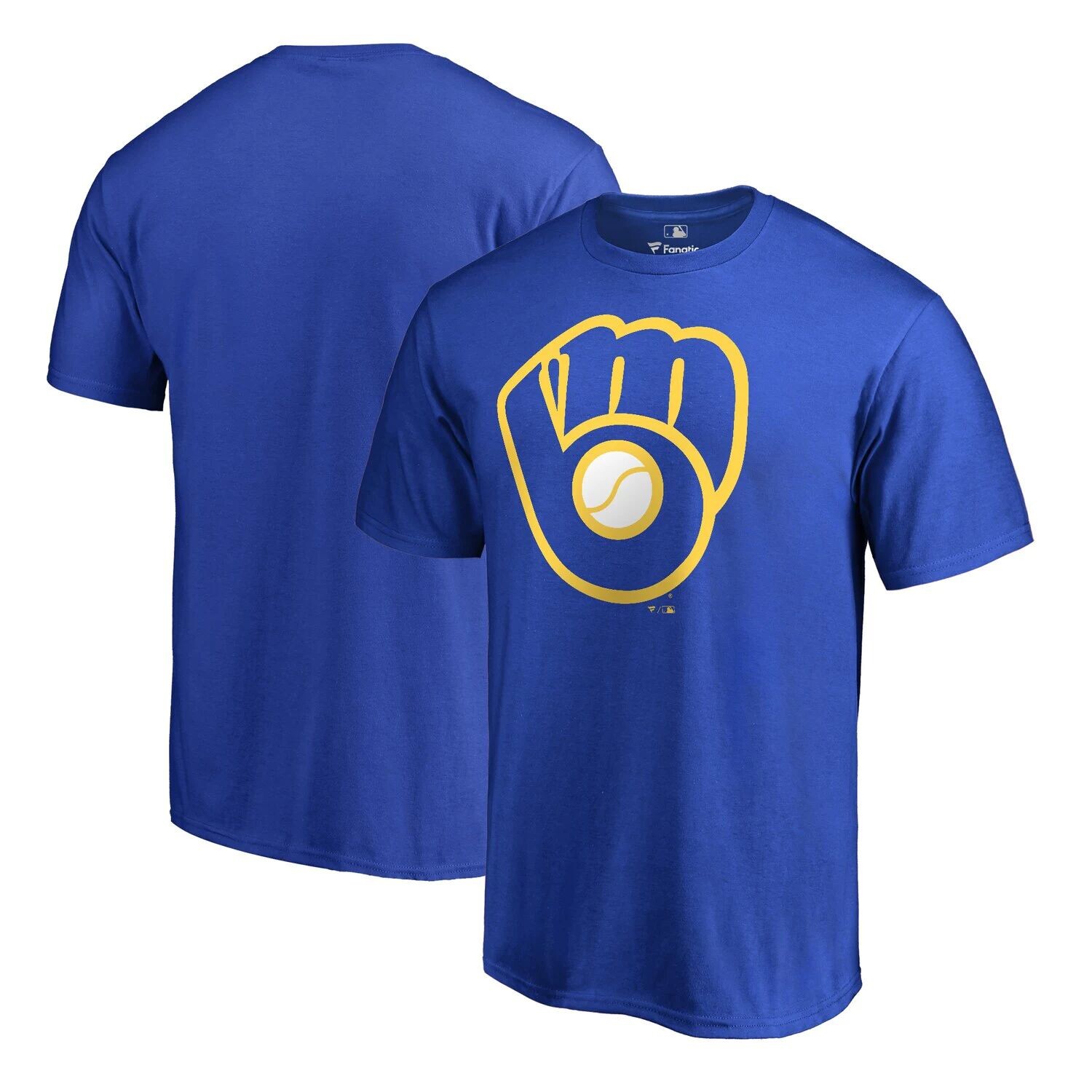 

Мужская футболка с логотипом Royal Milwaukee Brewers Huntington Fanatics