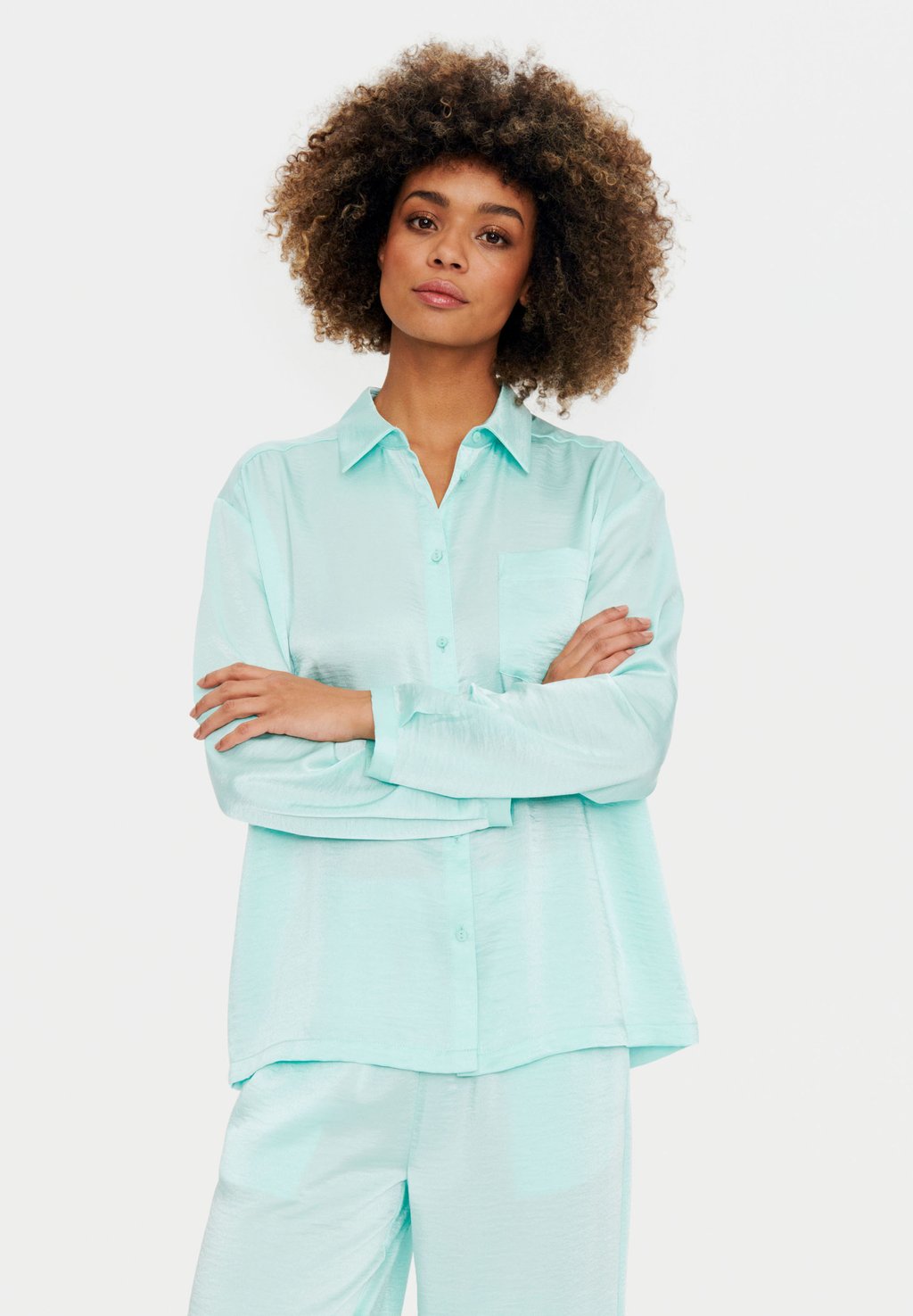 Блузка-рубашка DINNE , цвет pastel turquoise Saint Tropez