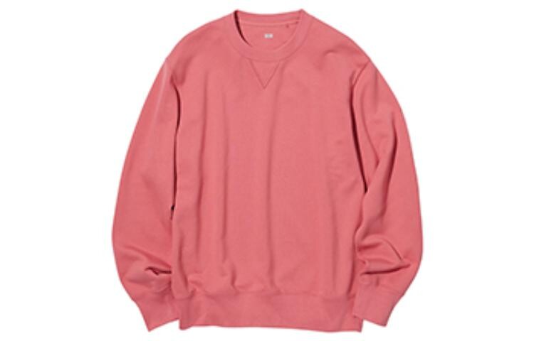 

Свитшот унисекс персиково-розовый Uniqlo, розовый