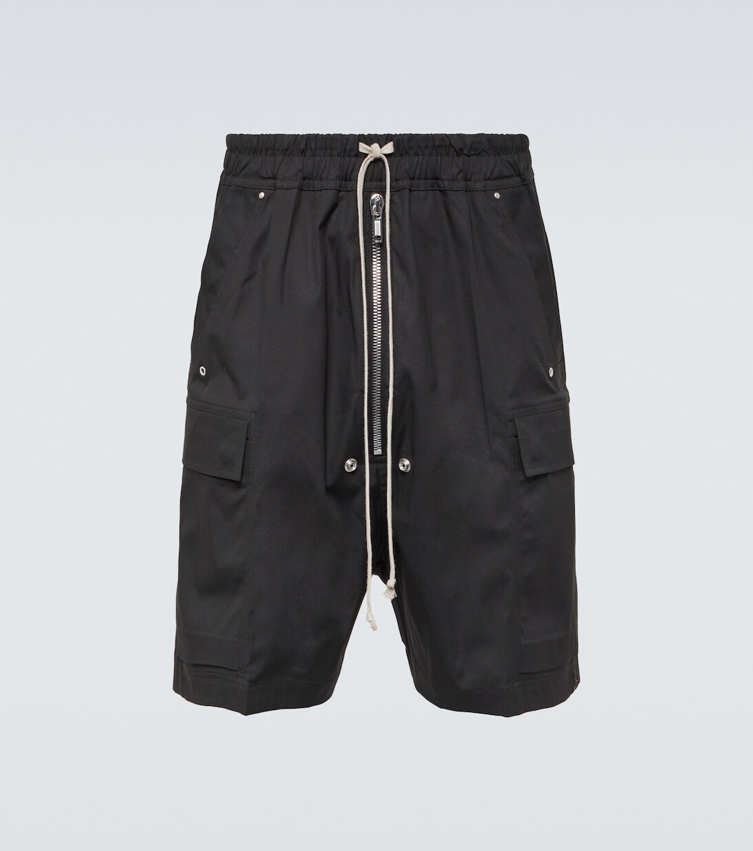 

Шорты cargobela из смесового хлопка Rick Owens, черный